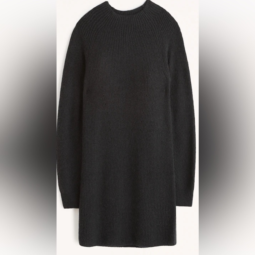 A&F Long-Sleeve Mockneck Mini Sweater Dress